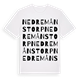 Nedre Månstorp ordlek t-shirt