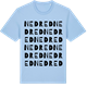 Blue Soul t-shirt med Nedred ordlek t-shirt