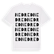 Nedred ordlek t-shirt