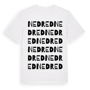Nedred ordlek t-shirt – ekologisk bomull t-shirt från Pinshirt