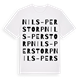 Nils-Pers torp ordlek t-shirt