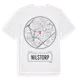 White t-shirt med Nilstorp t-shirt