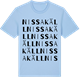 Blue Soul t-shirt med Nissakäll ordlek t-shirt