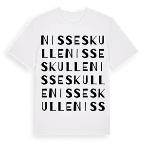 Nisses kulle ordlek t-shirt – ekologisk bomull t-shirt från Pinshirt