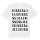 Nisses kulle ordlek t-shirt