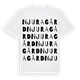 Njuragård ordlek t-shirt