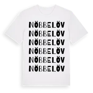 Nöbbelöv ordlek t-shirt – ekologisk bomull t-shirt från Pinshirt