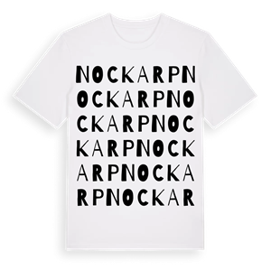 Nockarp ordlek t-shirt – ekologisk bomull t-shirt från Pinshirt