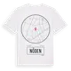 White t-shirt med Nöden t-shirt