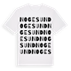 Nogesund ordlek t-shirt
