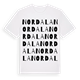Nordala ordlek t-shirt