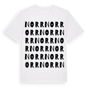 Norr ordlek t-shirt – ekologisk bomull t-shirt från Pinshirt