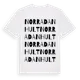 White t-shirt med Norra Danhult ordlek t-shirt