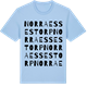 Blue Soul t-shirt med Norra Essestorp ordlek t-shirt