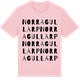 Pink Cotton t-shirt med Norra Gullarp ordlek t-shirt