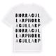 White t-shirt med Norra Gullarp ordlek t-shirt