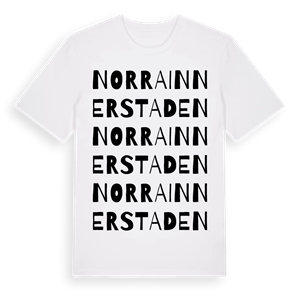Norra innerstaden ordlek t-shirt – ekologisk bomull t-shirt från Pinshirt