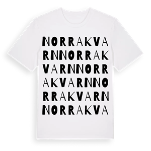 Norra kvarn ordlek t-shirt – ekologisk bomull t-shirt från Pinshirt