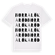 Norra Lökaröd ordlek t-shirt