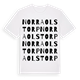 Norra Olstorp ordlek t-shirt