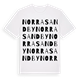 Norra Sandby ordlek t-shirt