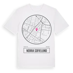 Norra Sofielund t-shirt – ekologisk bomull t-shirt från Pinshirt