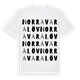 Norra Varalöv ordlek t-shirt
