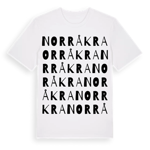 Norråkra ordlek t-shirt – ekologisk bomull t-shirt från Pinshirt