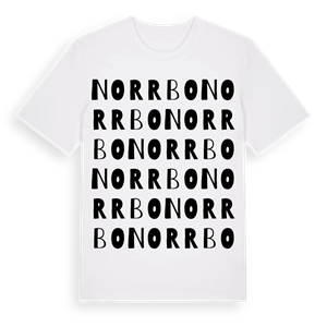 Norrbo ordlek t-shirt – ekologisk bomull t-shirt från Pinshirt