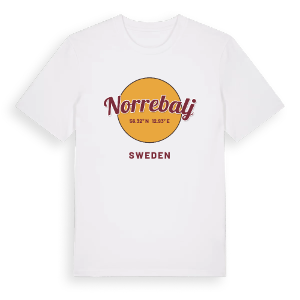 Norrebalj cirkel t-shirt – ekologisk bomull t-shirt från Pinshirt