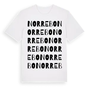Norrebo ordlek t-shirt – ekologisk bomull t-shirt från Pinshirt