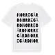 White t-shirt med Norregård ordlek t-shirt