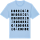 Blue Soul t-shirt med Norregård ordlek t-shirt