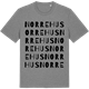 Mid Heather Gray t-shirt med Norrehus ordlek t-shirt