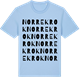 Blue Soul t-shirt med Norrekrok ordlek t-shirt