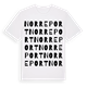 Norreport ordlek t-shirt