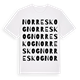 Norreskog ordlek t-shirt