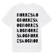 White t-shirt med Norreskog ordlek t-shirt