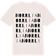 Vintage White t-shirt med Norrlia ordlek t-shirt