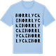Blue Soul t-shirt med Norrlycke ordlek t-shirt