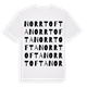 Norrtofta ordlek t-shirt