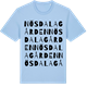 Blue Soul t-shirt med Nösdalagården ordlek t-shirt