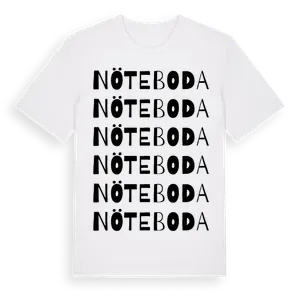 Nöteboda ordlek t-shirt – ekologisk bomull t-shirt från Pinshirt