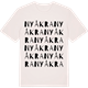 Vintage White t-shirt med Nyåkra ordlek t-shirt