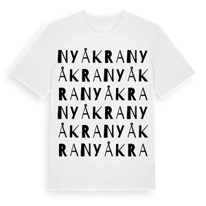 Nyåkra ordlek t-shirt – ekologisk bomull t-shirt från Pinshirt
