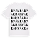 Nyåkra ordlek t-shirt