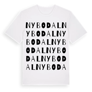 Nybodal ordlek t-shirt – ekologisk bomull t-shirt från Pinshirt