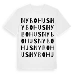 Nybohus ordlek t-shirt – ekologisk bomull t-shirt från Pinshirt