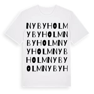Nybyholm ordlek t-shirt – ekologisk bomull t-shirt från Pinshirt