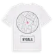 White t-shirt med Nydala t-shirt